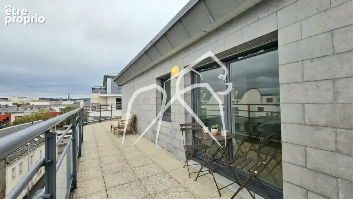 Appartement T3 de 55 m² avec terrasse de 40 m²  Rouen (76100) - photo 1