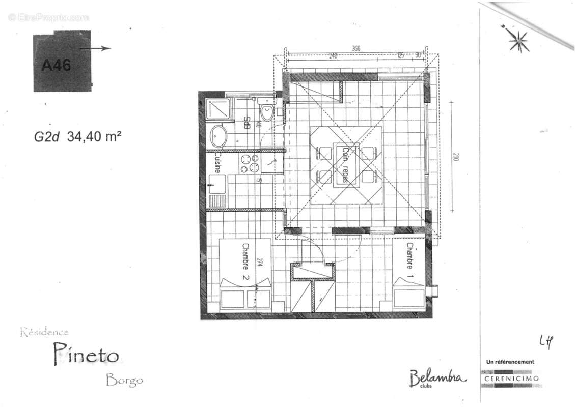 Appartement à BORGO