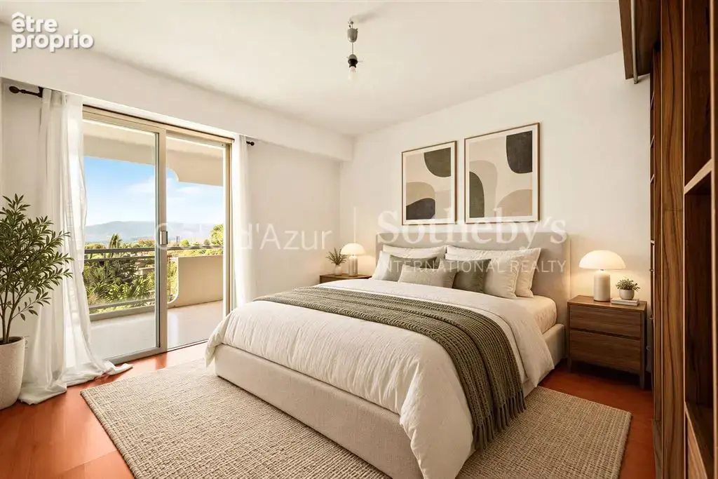 Le Cannet résidentiel, appartement à rénover avec terrasse, piscine et vue sur la mer - photo 10