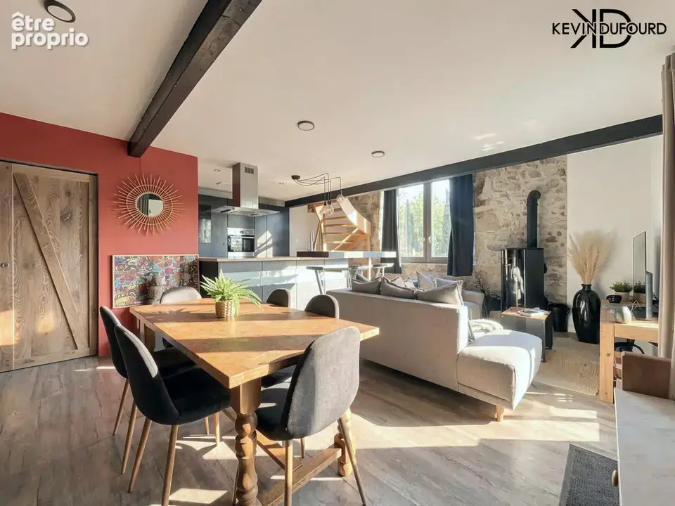 Appartement 85 m² + terrasse à PONT DE LABEAUME - photo 2