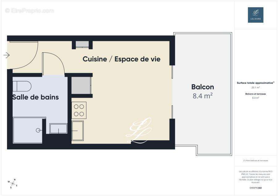 Appartement 1 pièce 20 m² à vendre à Rennes (35000) - photo 27