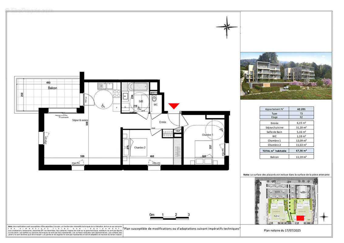 Appartement à EVIAN-LES-BAINS