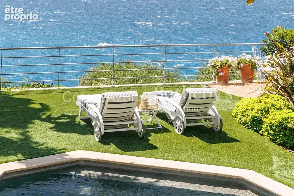 Cap de Nice villa Belle Époque avec vue mer panoramique et piscine face à Saint-Jean-Cap-Ferrat - photo 4