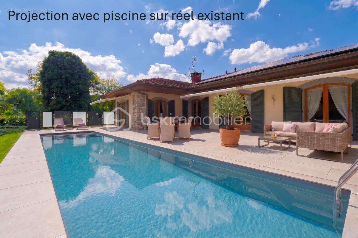 « Maison de plain-pied au calme, 1500 m² de terrain verdoyant – Proche Suisse et Annemasse - photo 3