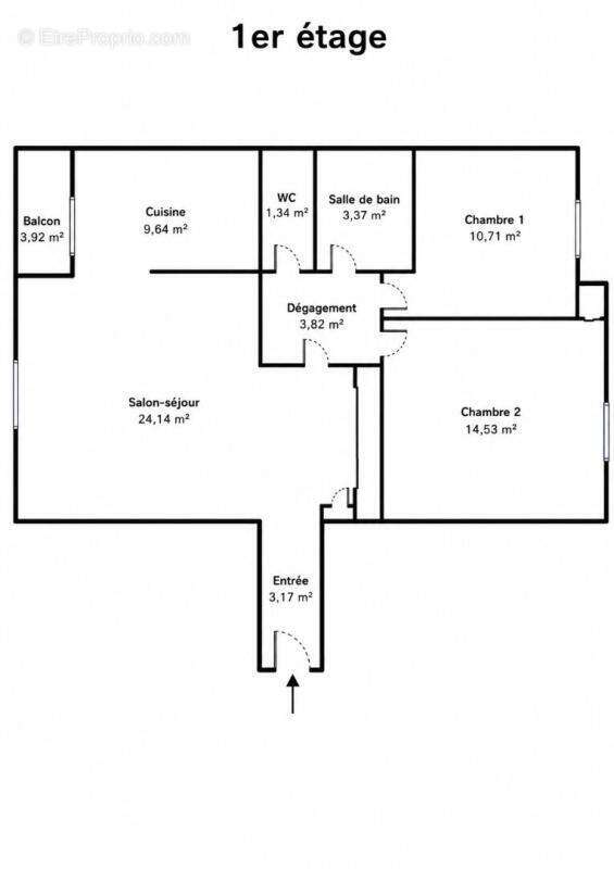 Appartement à ANSE