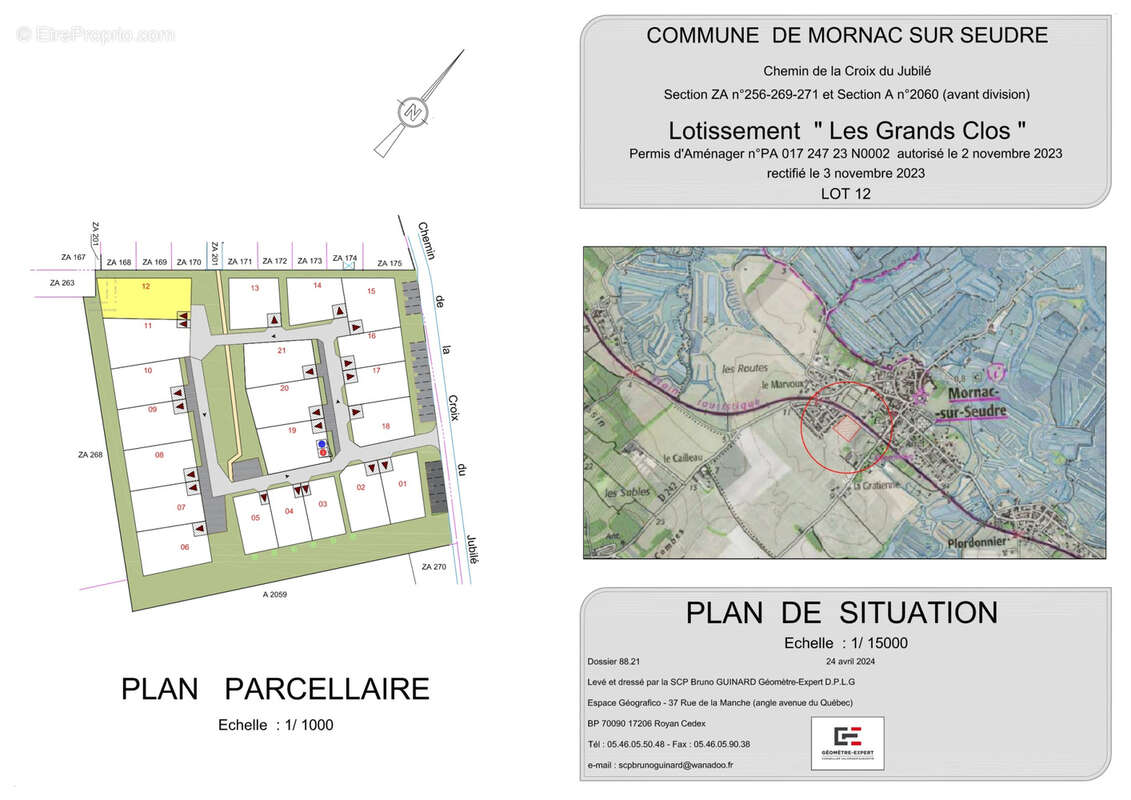 Terrain de 516 m2 viabilise lot 11 - photo 3