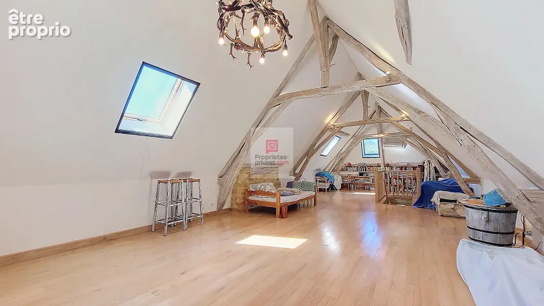 Maison ancienne de caractère, 3 chambres, grand séjour de 60 m², grangette, garage, vue campagne à Saint-Pompont, Périgord Noir - photo 9
