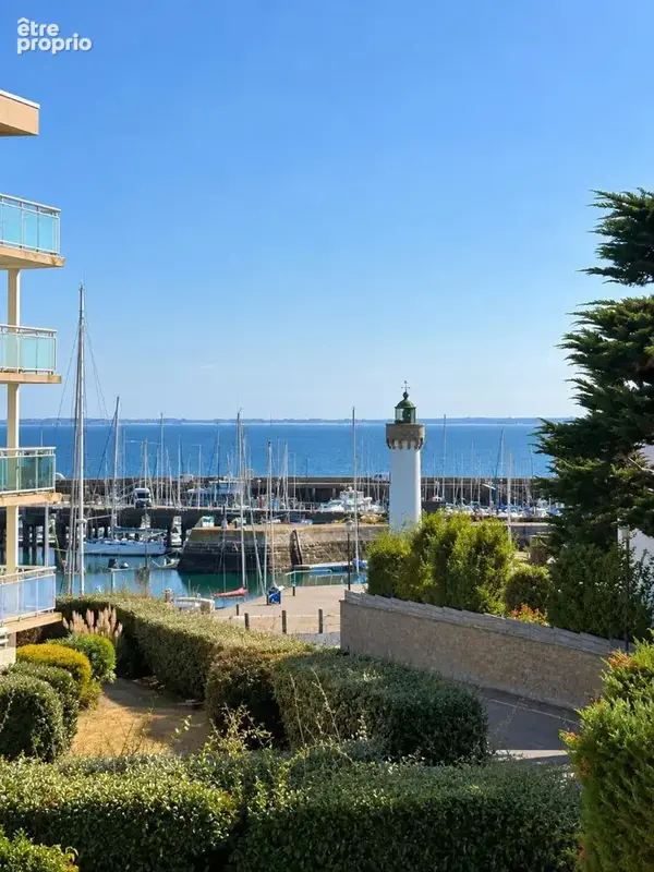Port-haliguen propriété rare composée de deux maisons avec vue mer et jardins indépendants - photo 10