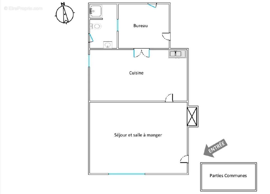 Appartement à MONACIA-D'AULLENE