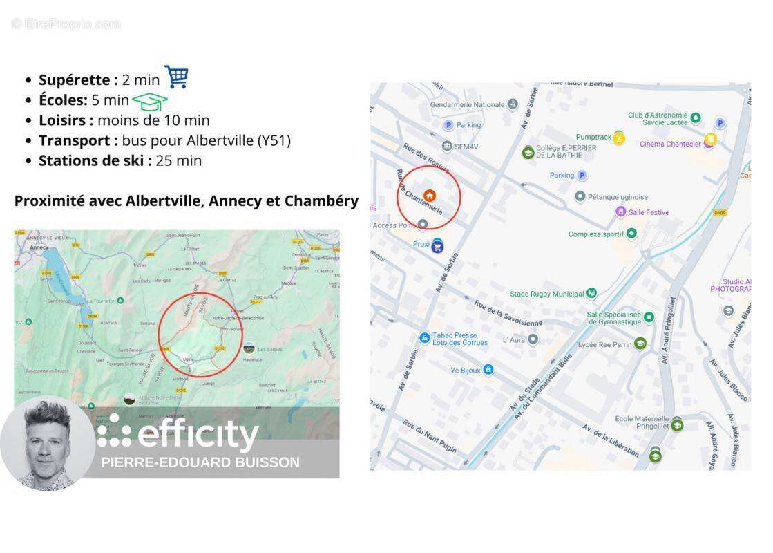 Appartement à UGINE