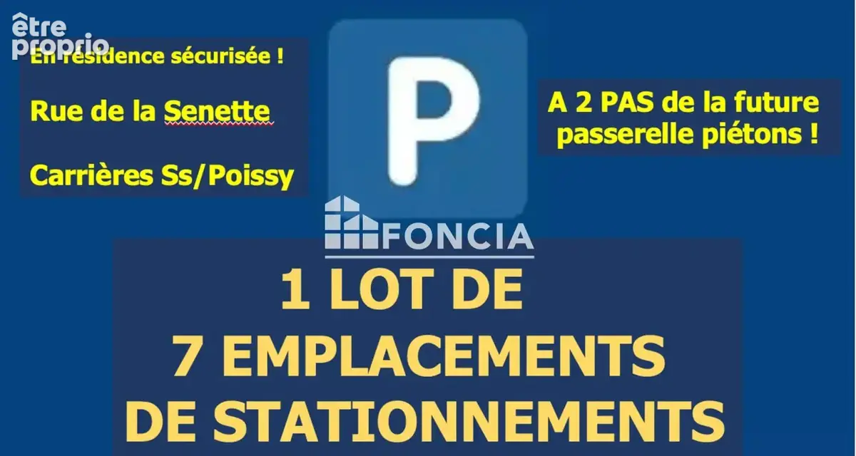 Parking à CARRIERES-SOUS-POISSY