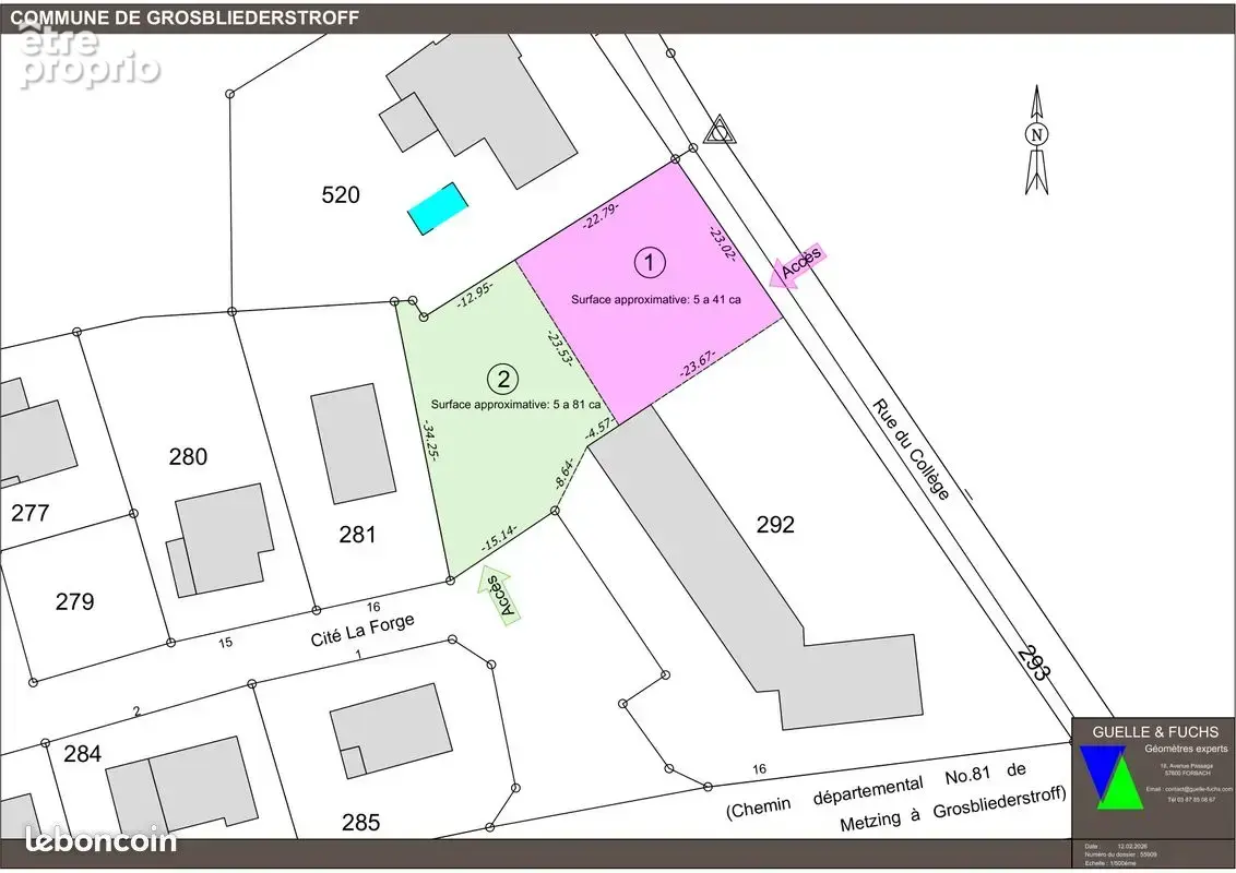 Terrain plat 550 m2 avec belle façade - photo 3