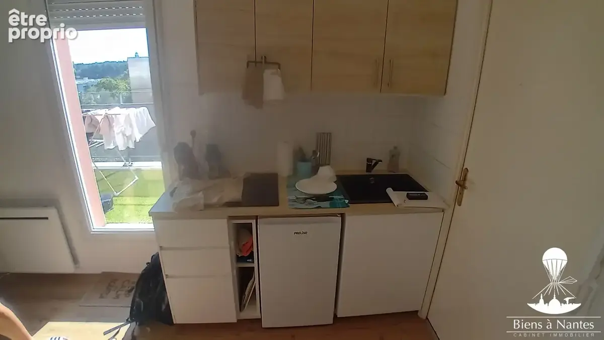 Appartement Nantes 1 pièce(s) 15.80 m2 - photo 2