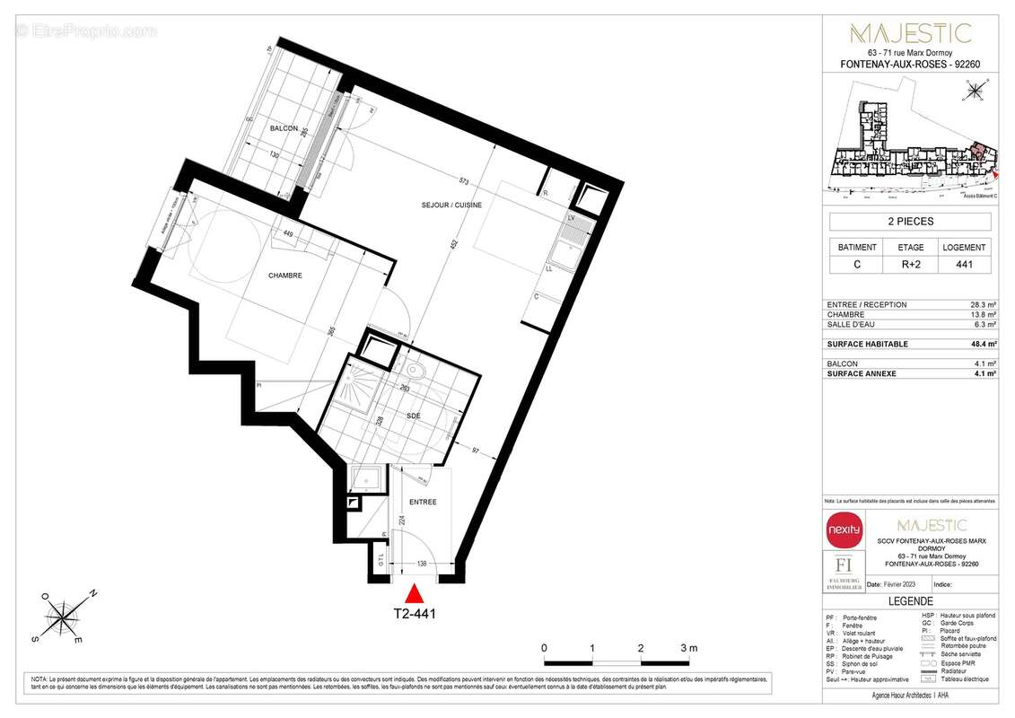 Appartement à FONTENAY-AUX-ROSES