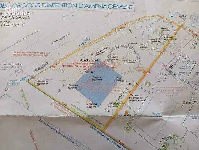 Terrain de 584 m2 situe a la baule - photo 2