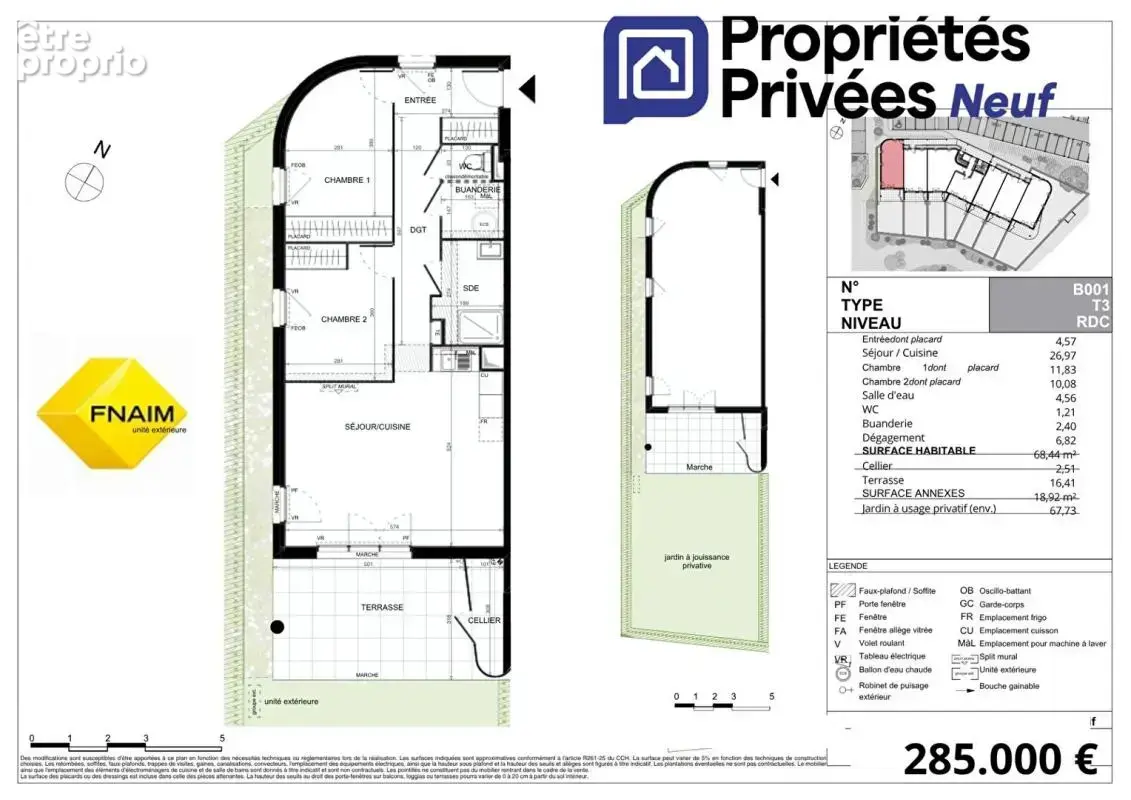 GOLF à Villeneuve de la Raho  3 pièce(s) 68.4 m2 - photo 6