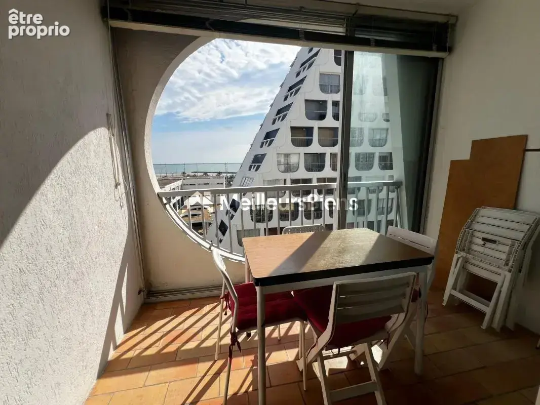 VUE MER et PORT : Studio de 26 m² au 4e étage avec cave à La Grande-Motte - photo 19
