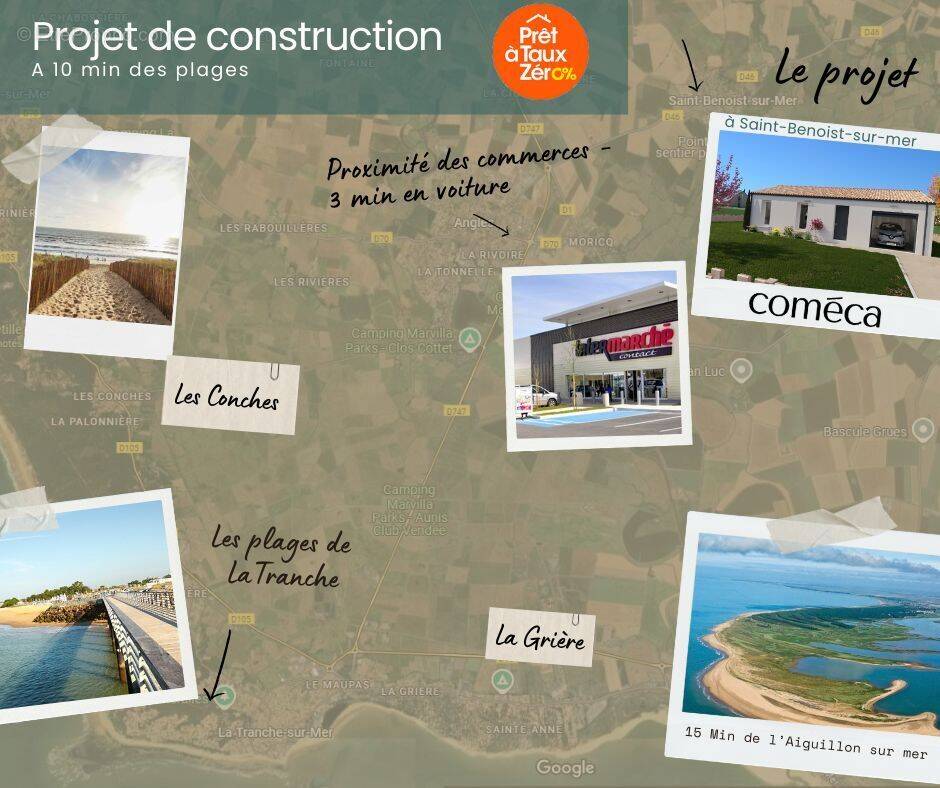 Terrain à SAINT-BENOIST-SUR-MER