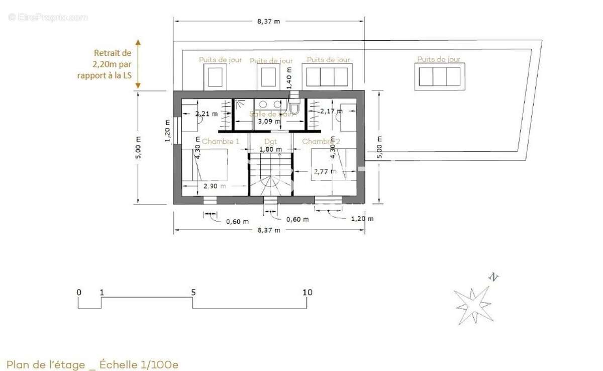 Photo 3 - Terrain à VILLENAVE-D&#039;ORNON
