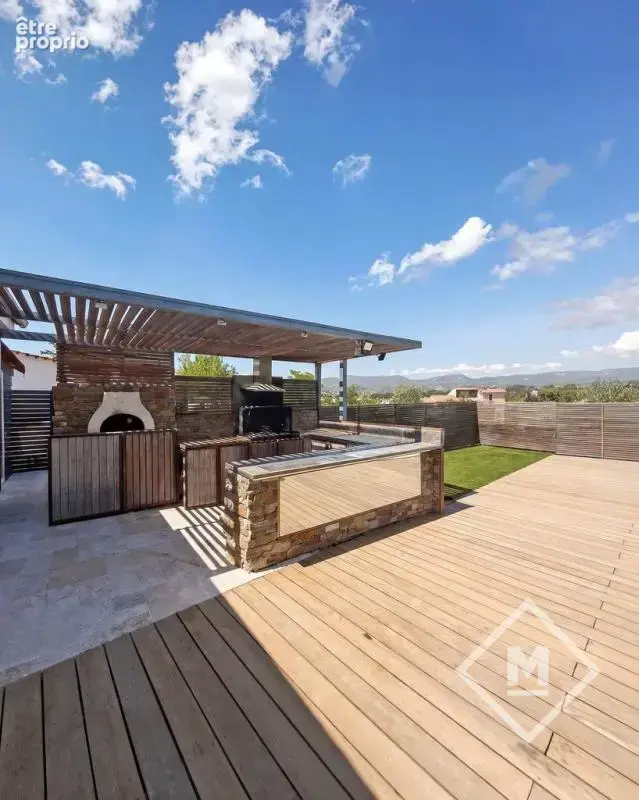 vente maison plain pied avec piscine cuisine d'été garage Allauch DPE C - photo 6