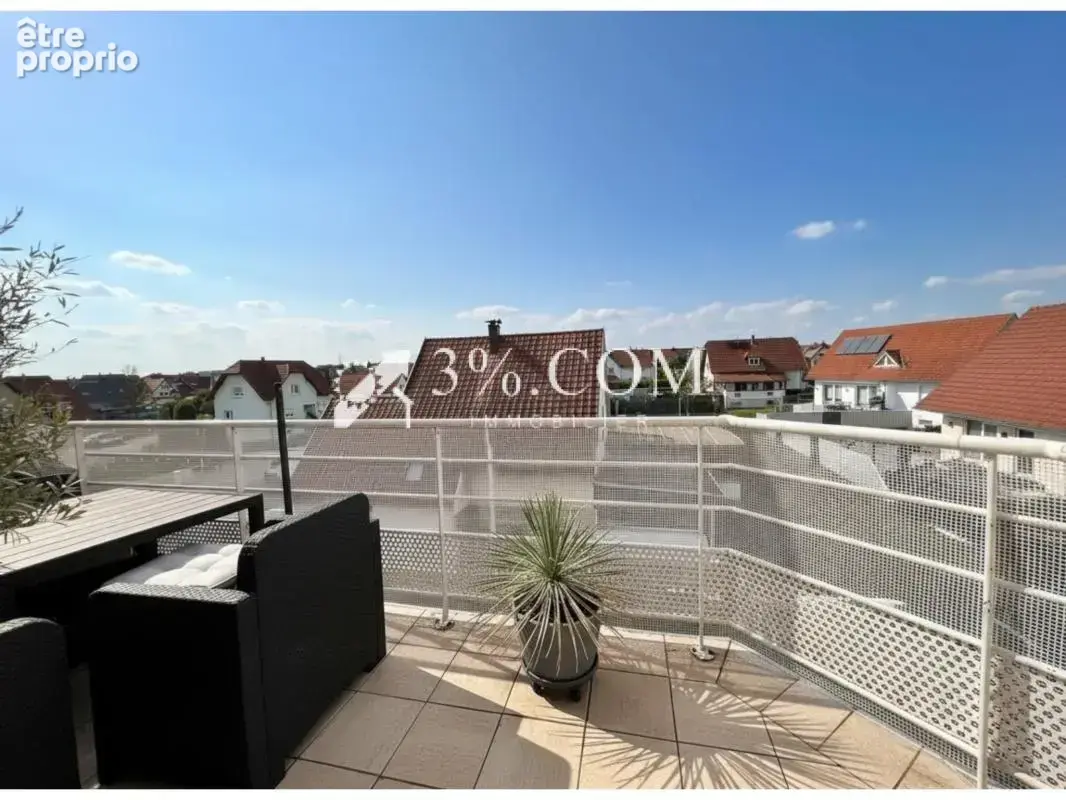 3%COM Très beau F3 avec terrasse- parking- cave - photo 3