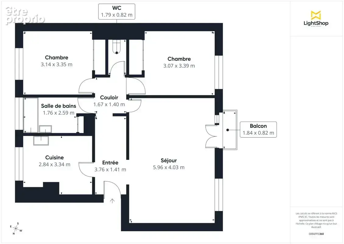 Lumineux 3 pièces de 72 m² avec parking et balcon - Rue Ledru Rollin, Saint-Maur-des-Fossés - photo 3