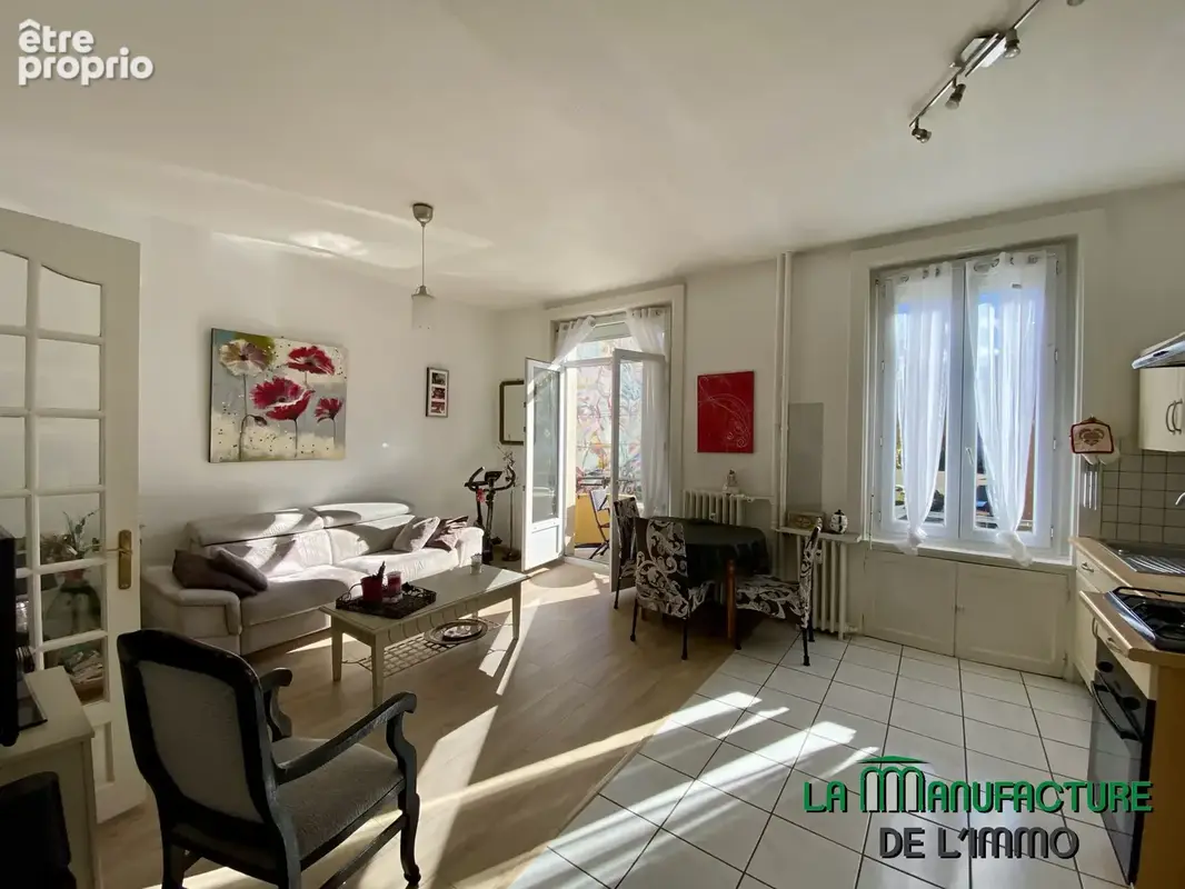 Appartement f2 lumineux avec balcon / saint-etienne centre deux - photo 6