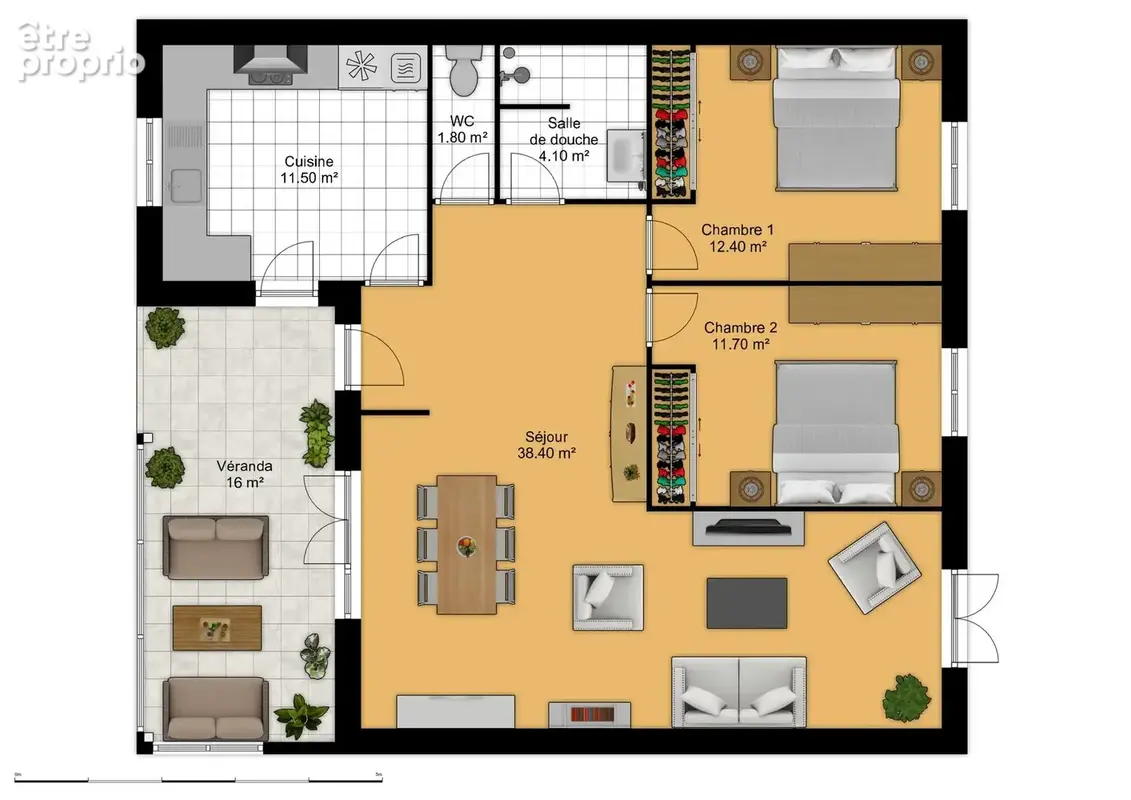 Maison 3 pièces 84 m² à vendre à Lignan-Sur-Orb (34490) - photo 4