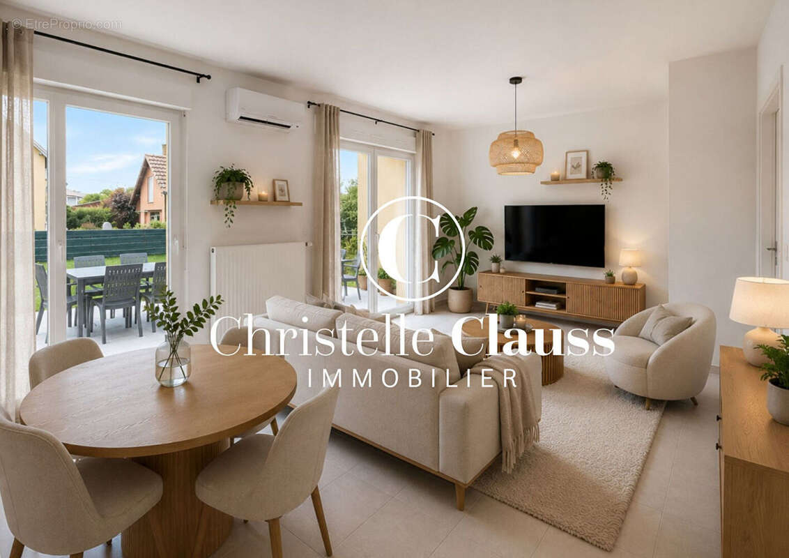 À vendre : Appartement 3 pièces en rez-de-chaussée de 61,98 m² - photo 3