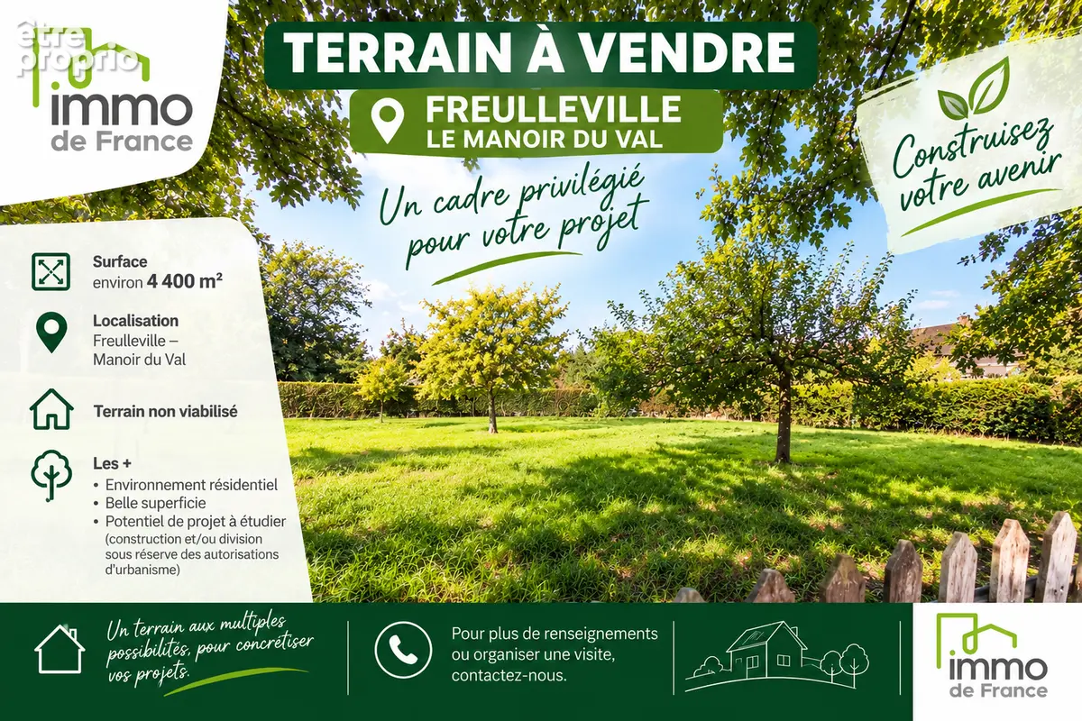 Terrain à FREULLEVILLE