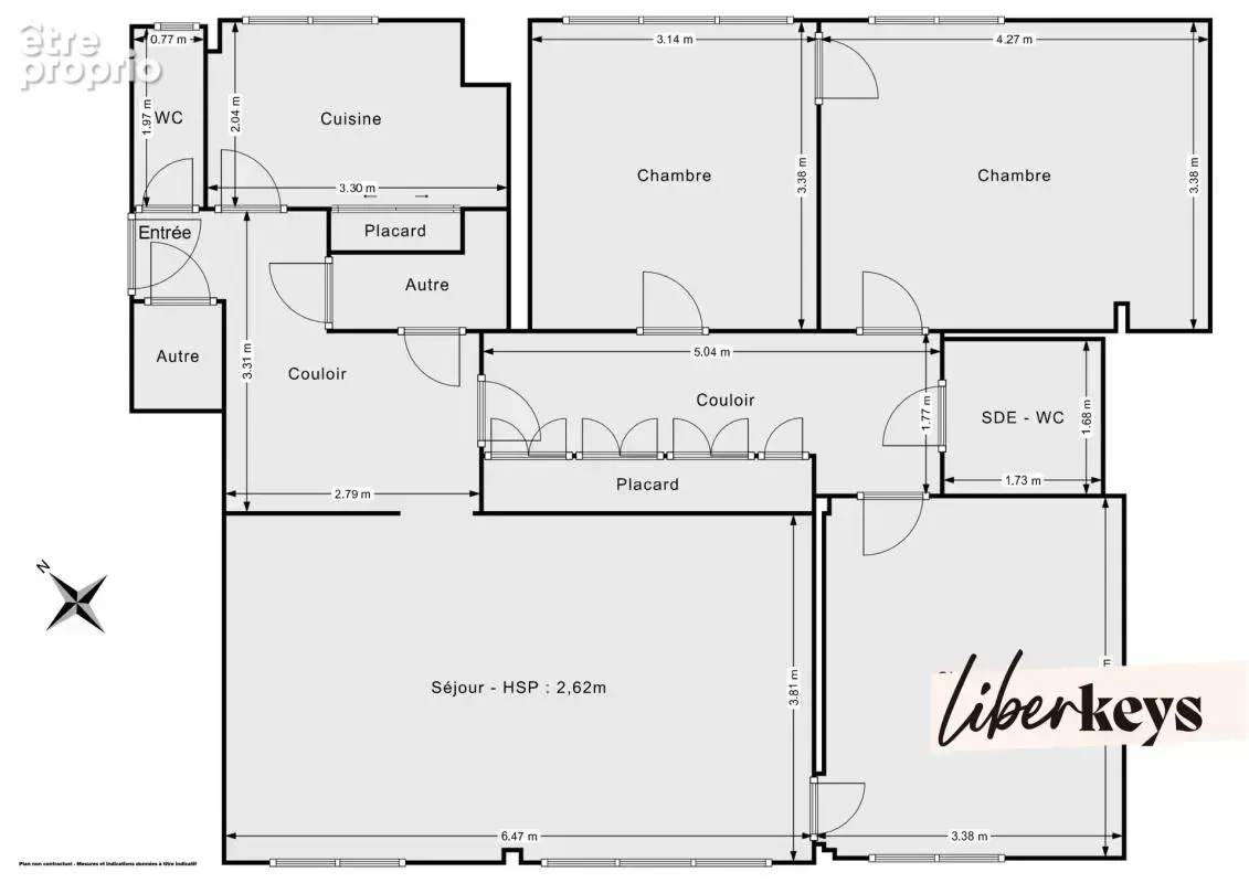 Courbevoie – Lumineux 4 pièces de 90 m² – 3 chambres et parking - photo 9