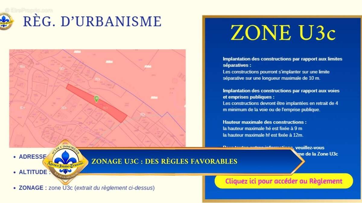 Terrain à SAINT-PAUL