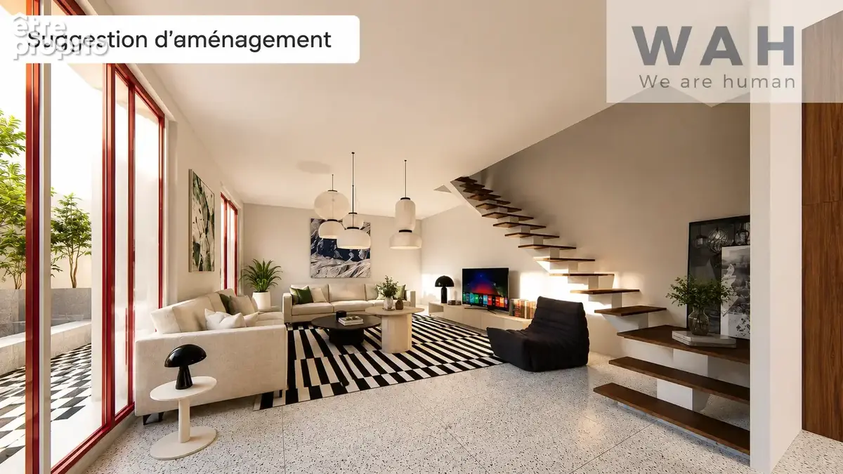 Maison/appartement de caractère à rénover de 98 m2 avec extérieur en cœur de ville - photo 3