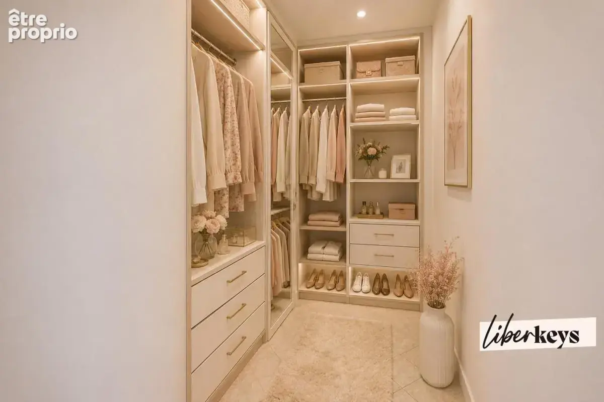  T2 43 m² – Séjour 21 m² – Dressing – Métro Chartreux - photo 12