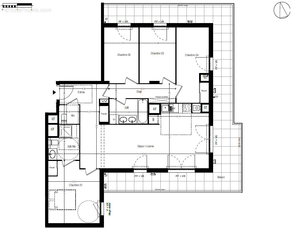Appartement à MARSEILLE-10E