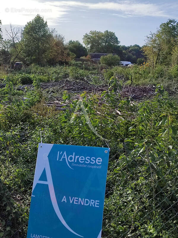 Terrain à LAMOTTE-BEUVRON