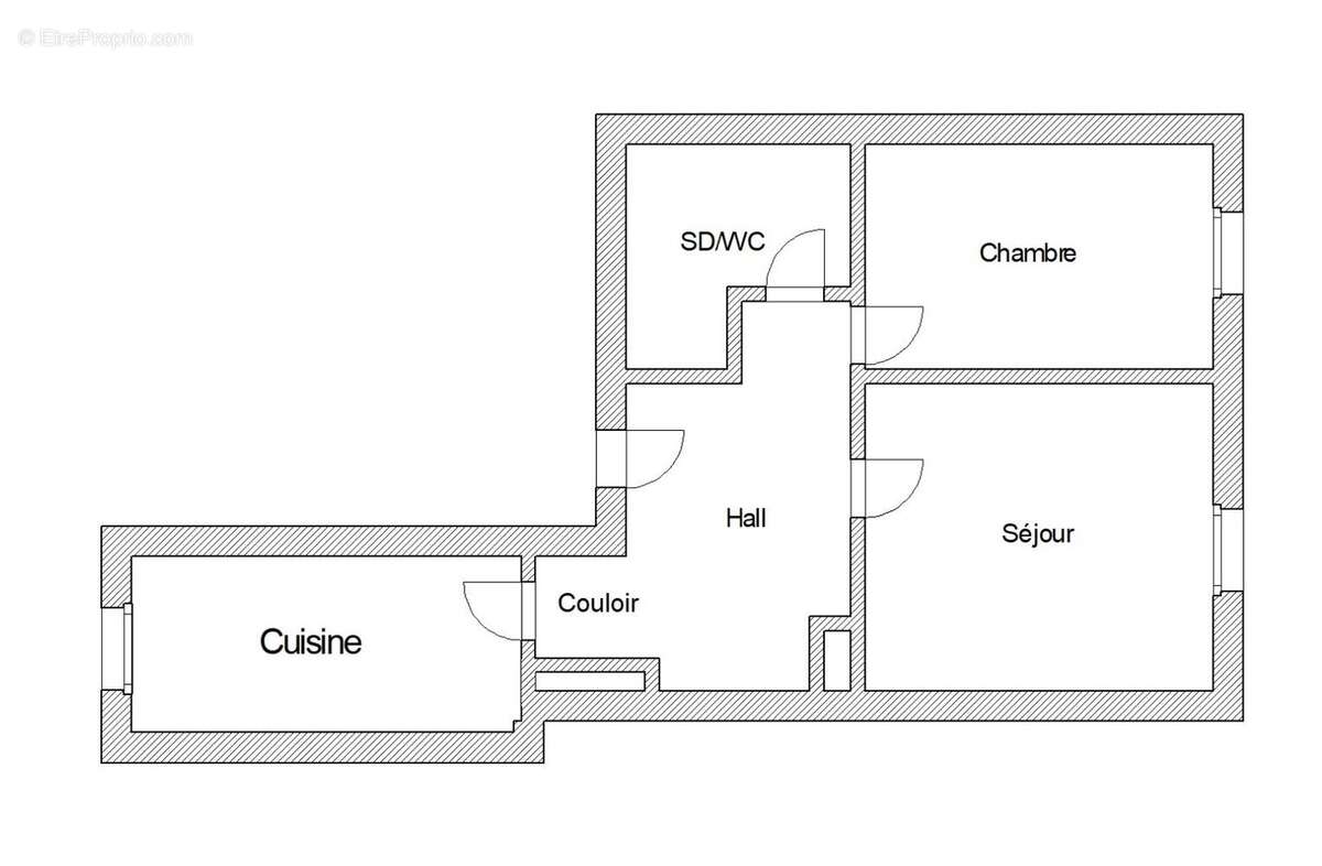 Dubouchage 2/3p 55m² - photo 4