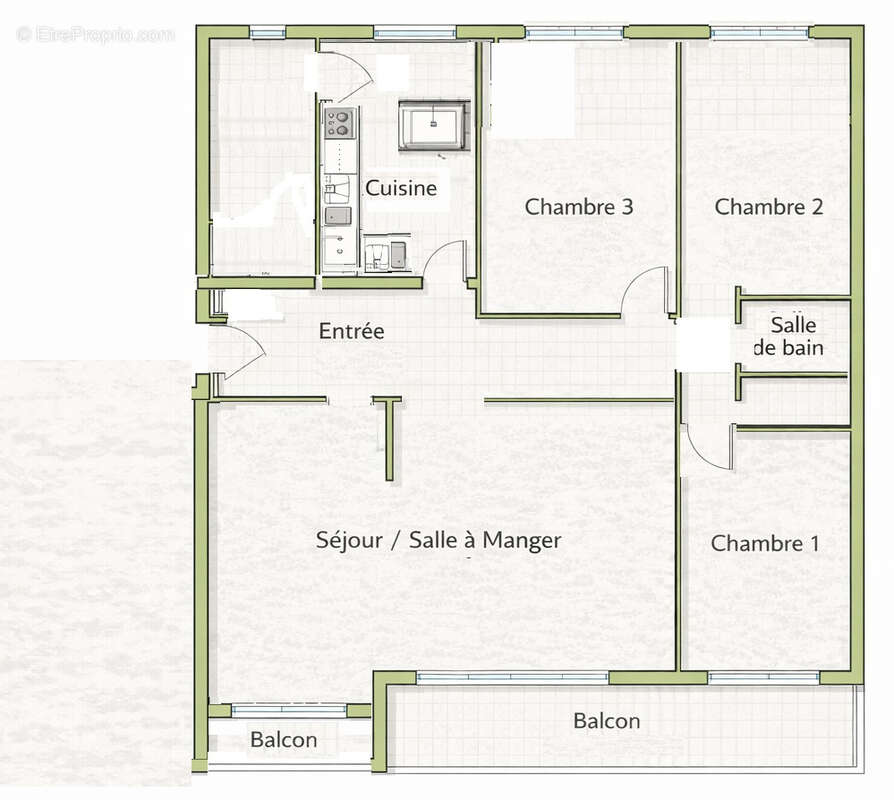 Appartement à MULHOUSE