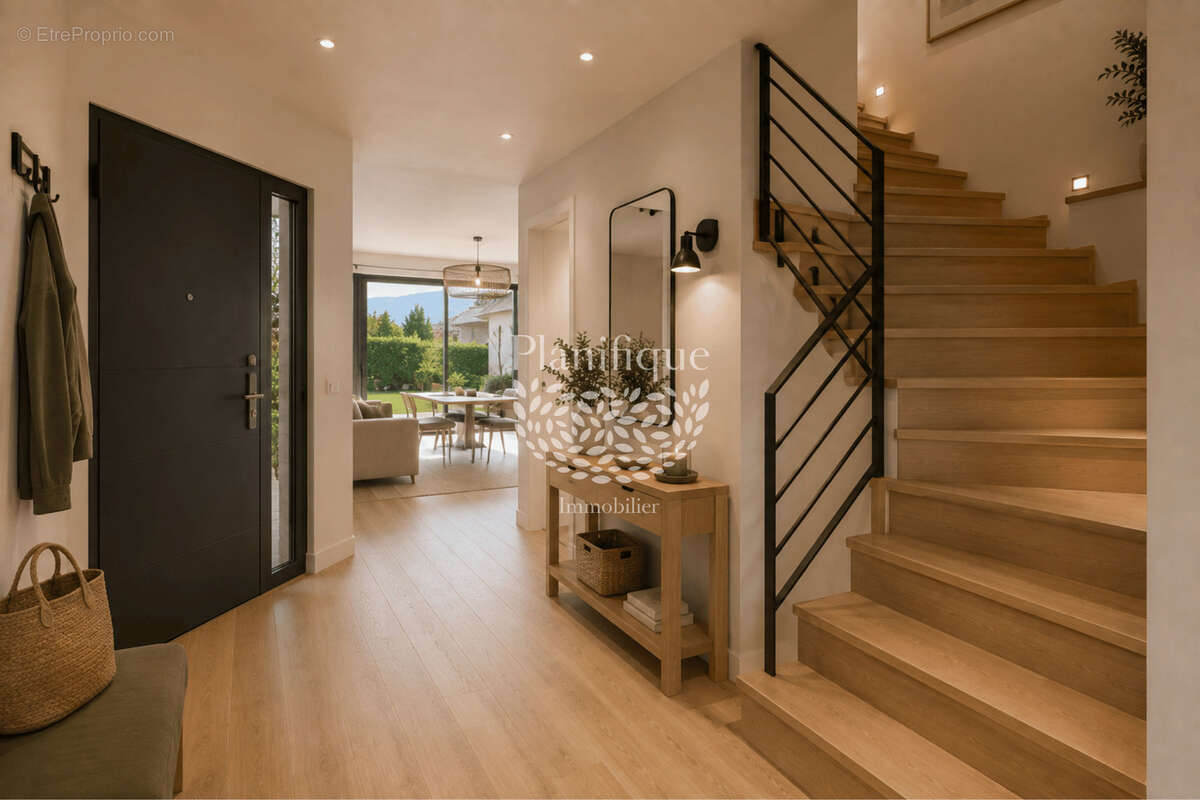 Écrin de nature à Sciez   Villa contemporaine avec jardin et vues sur les Alpes - photo 9