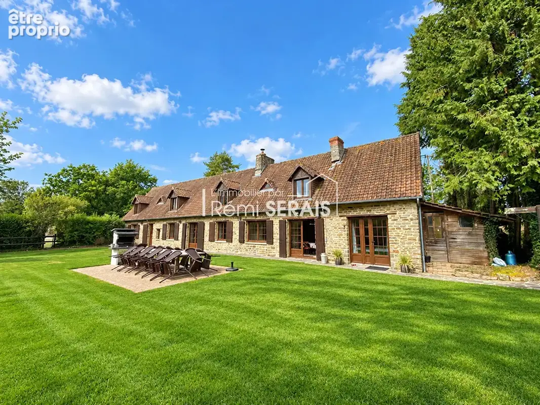 Longère en pierre avec piscine chauffée à Souleuvre-en-Bocage - photo 1