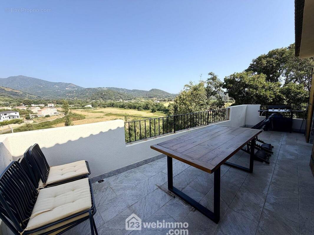 La vue montagne est dégagée - Maison à SAN-NICOLAO