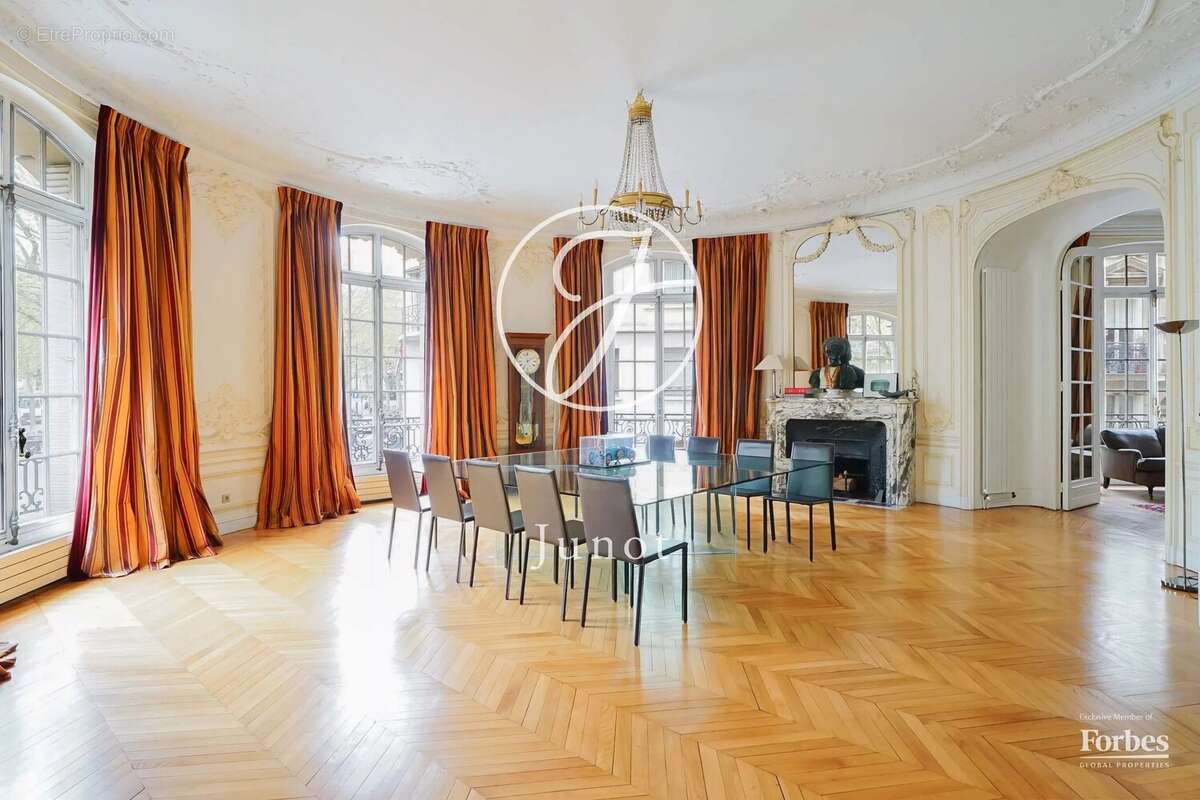 Paris 16e - IENA /  PLACE DES ETATS-UNIS -  Appartement mixte à vendre - 18 pièces - 452,64m² Carrez. - photo 3
