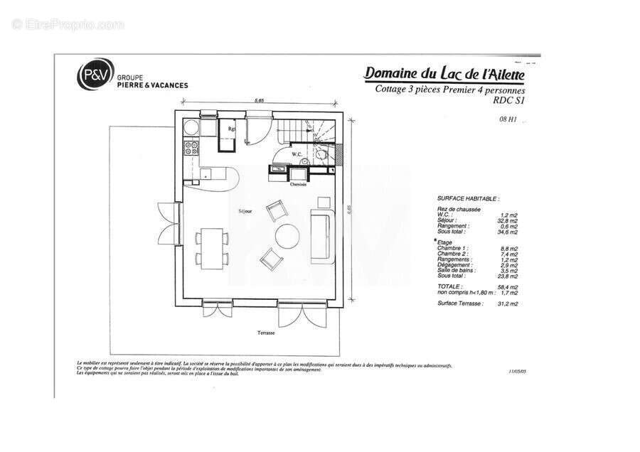 Appartement 58 m² à Chamouille  - photo 9