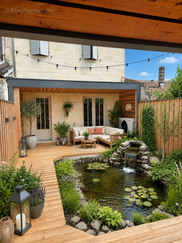 Libourne maison de pierres t5 entierement renovee - photo 13