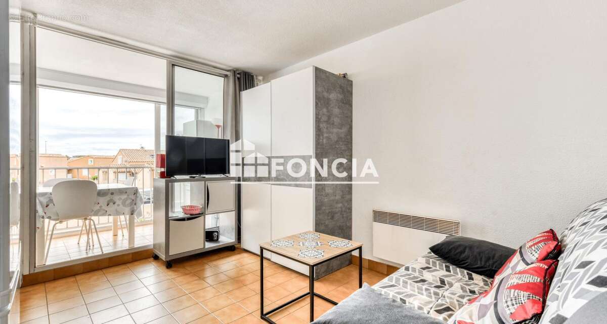 Narbonne plage, t2 + loggia ouvrante, proche plage, piscine, parking privé - photo 5