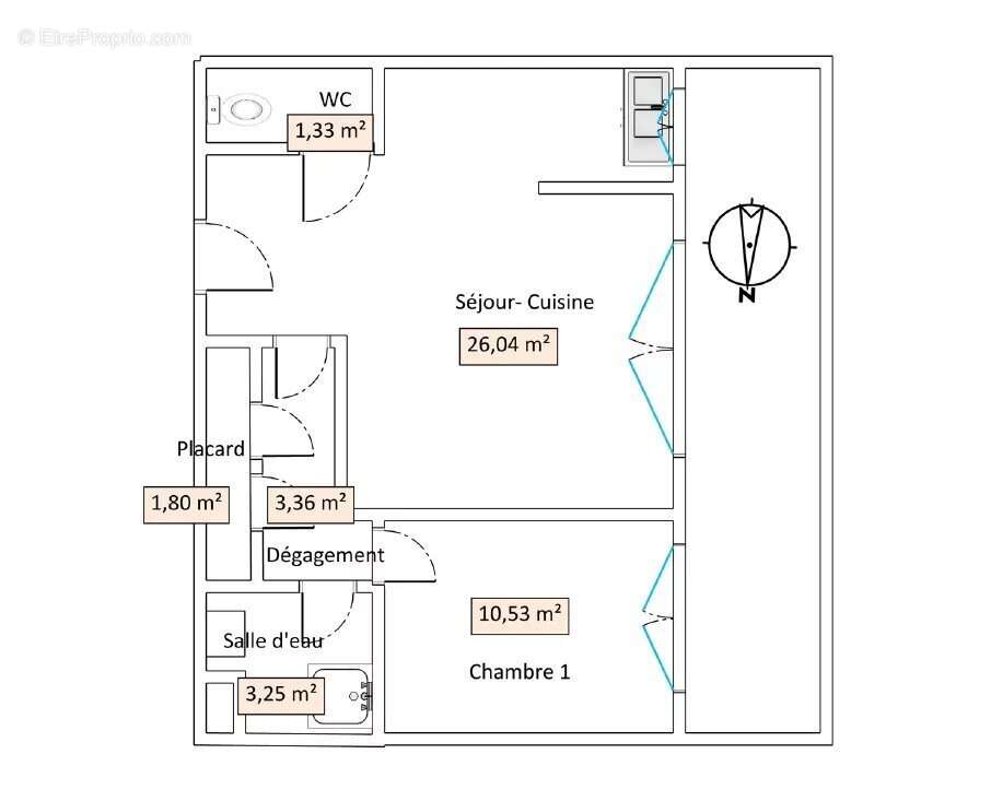 Appartement à ASNIERES-SUR-SEINE