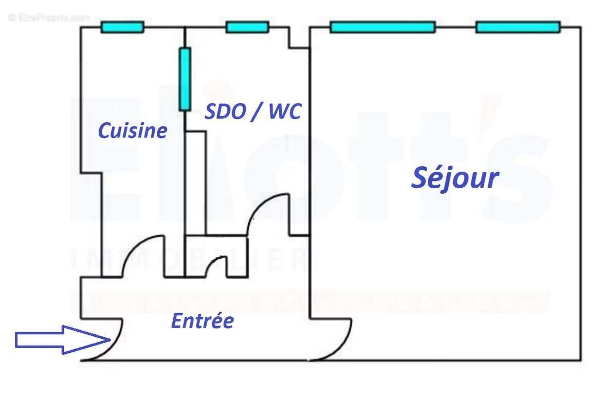 Appartement à PARIS-15E