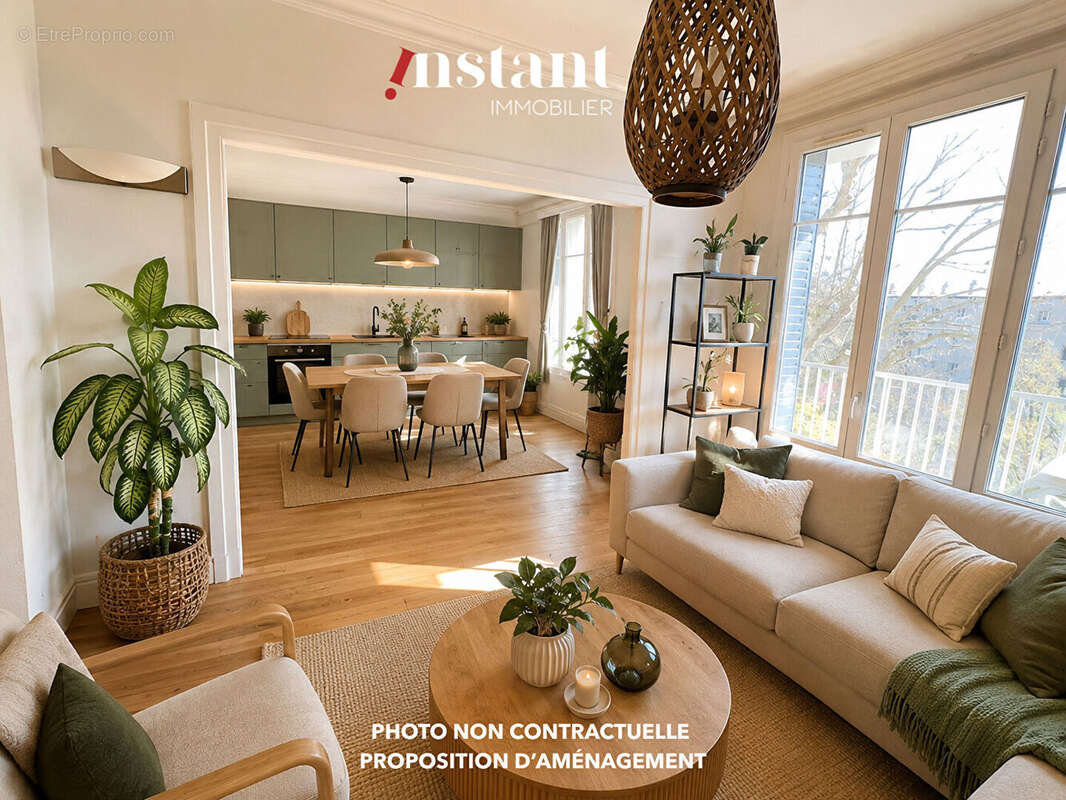 T3 avec balcon - Oullins Centre - photo 2