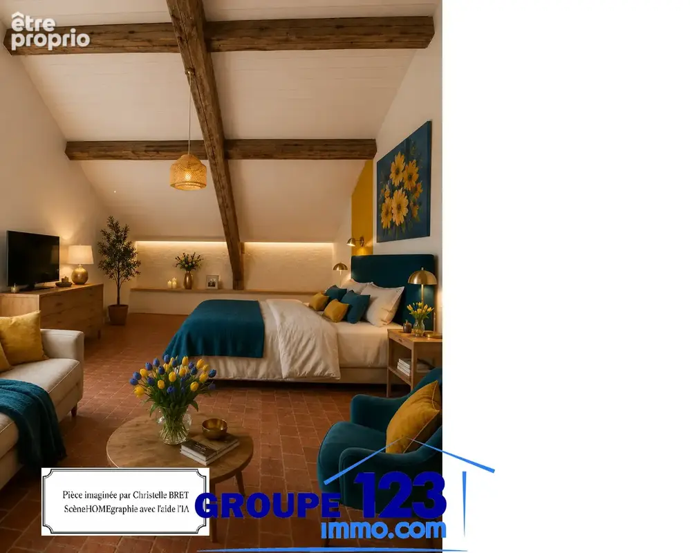 MAISON 97M2 + 1038 M2 de terrain à ré-inventer - photo 9