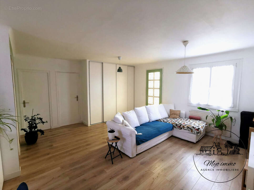 salon - Maison à SAINT-HILAIRE-DE-CHALEONS